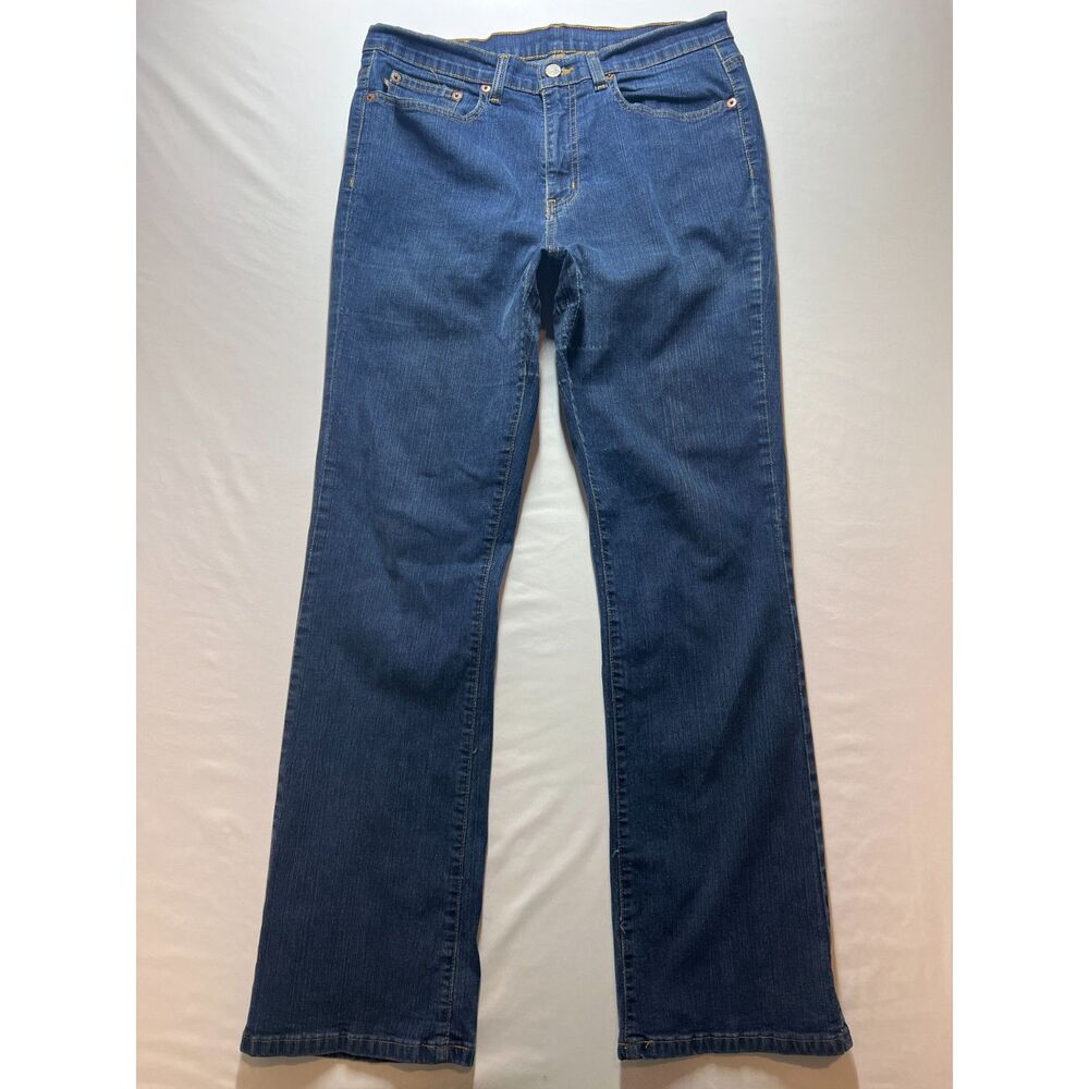 Ralph Lauren Women's Bootcut Blue Jeans Denim Stretch Saturday 10x32